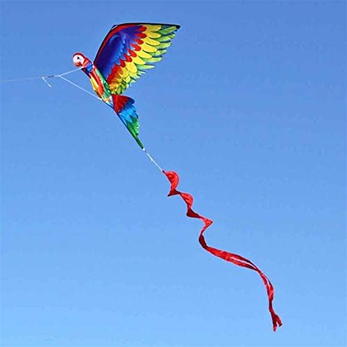 Sudemota змејови змеј за 3Д тродимензионален папагал со 100 метри линии за активност за активност на отворено змејото летање играчко играчко