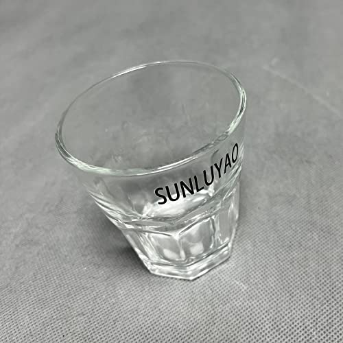Сунлујао стакло, 1.5 мл Шут Очила Поставува Со Тешка Основа, Јасно Застрелан Стакло, Во собата на 1