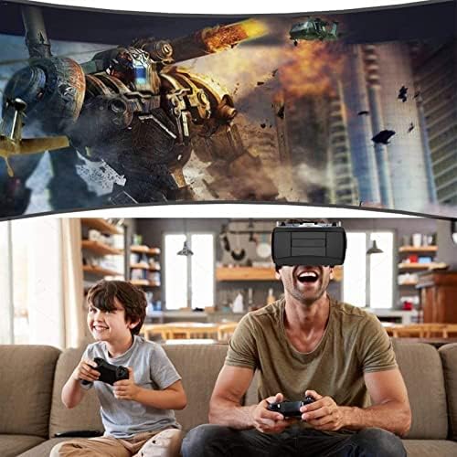 Nuopaiplus VR Слушалки, VR Слушалки 3D Очила ЗА Виртуелна Реалност 3D Визија НА Цел Екран VR Шлем Слушалки За Виртуелна Реалност