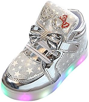 Детето бебе модна starвезда светлечка дете случајна шарена светлина чевли на отворено спортски чевли за момчиња девојчиња