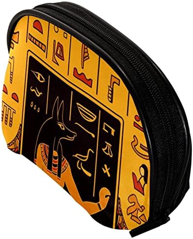 Мала Торба За Шминка, Патент Торбичка За Патување Козметички Организатор За Жени и Девојки, Античка Египетска Гроздобер Уметност Етнички