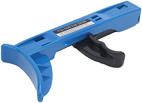 Ladieshow Најлон Врски Пиштол Пластични Прицврстување Кабел Затегнувач Сечење Рака Алатка за 2.4-4.8 мм / 0.1-0.2 во