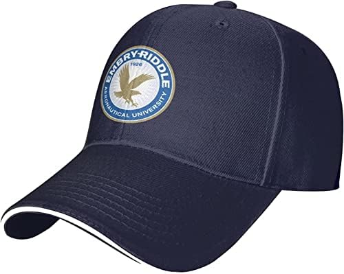 Ембри-ридл аеронаутички универзитет сендвич капа унисекс класичен бејзбол капунсекс прилагодлива каскета тато капа