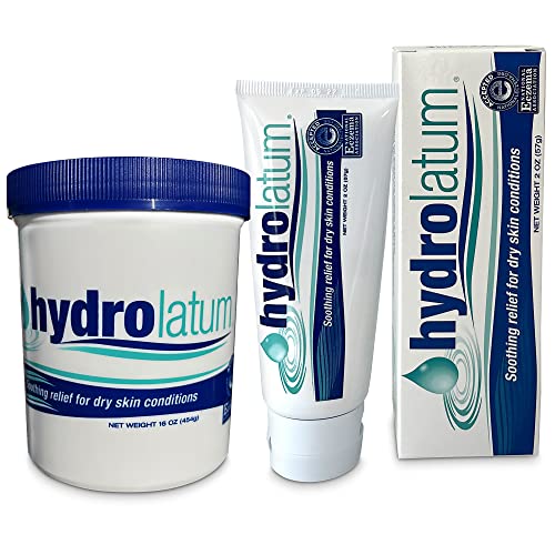 Hydrolatum 1lb & 2oz сува крема за кожа - за егзема склона на кожа и други состојби на сува кожа - лосион за егзема, крем за третман на псоријаза,