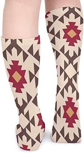 Племенски племенски југозападен дебели чорапи новини смешни печатени графички обични топло средно цевки чорапи за зима