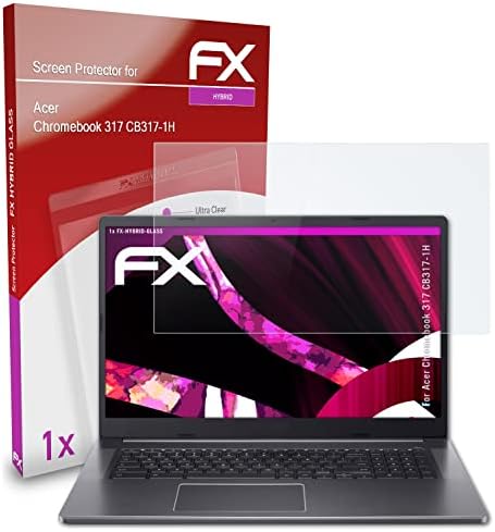 Атфоликс пластично стакло заштитен филм компатибилен со Acer Chromebook 317 CB317-1H стакло заштитник, 9H хибриден стаклен стаклен
