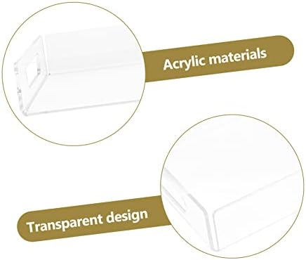 Зеродеко 3 парчиња пластичен организатор Sundries Козметичка бања Направете рачки на контејнер десктоп дисплеј зачинување на производи