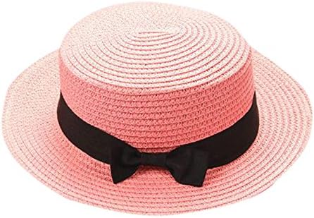 Бебе сонце капаче од слама капа за деца широки облици на бујтер со преклопување рамни врвни плажа капи УВ заштита