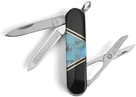 Ножици за ножици на Santa Fe Stoneworks ножици, тиркизна и млаз