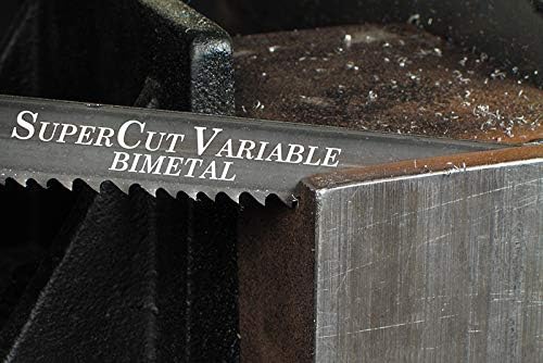 Supercut 64 1/2-инчен x 1/2-инчен x .025-инчен x 10-14 вари TPI Premium M2 Bimetal Bandsaw сечило за сечење благ челик, не'рѓосувачки