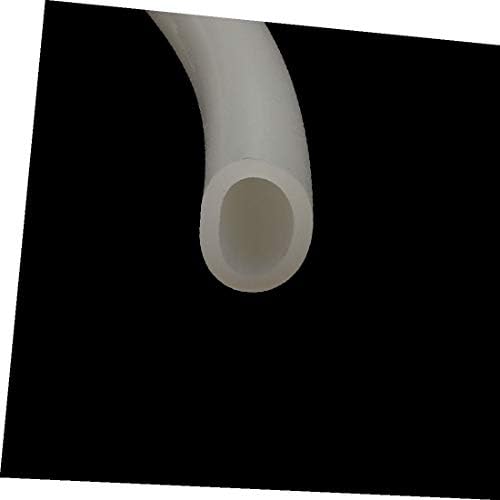 X-gree 12mm x 16mm dia high temp отпорен на изолација црево силиконски цевка млечно бела 2м долга 2м (12мм x 16mm dia alta temparatura resistente