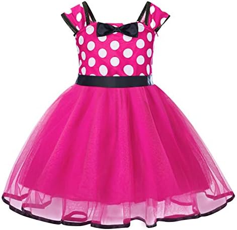 Nileafes Девојки принцеза Фенси костум Дете за деца за роденденска забава, фустан за фудбал