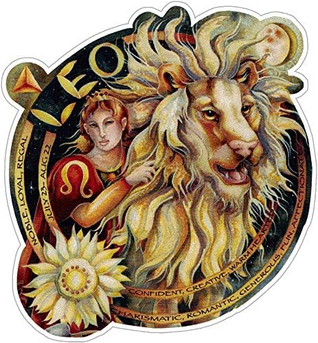 Знак на хороскоп на хороскоп Лав Астролошки хороскоп со налепница/декоратор на лав - браник