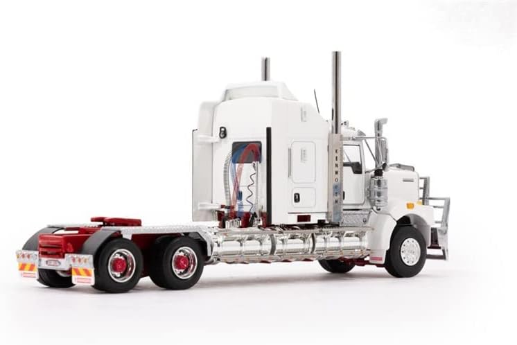 Дрејк за Кенворт C509 Prime Mover - Бело/црвено ограничено издание 1/50 Diecast Truck Pre -изграден модел