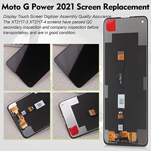 OCOLOR Lcd Дисплеј Замена За Motorola Moto G Моќ 2021 XT2117 XT2117-3 XT2117-4 6.6 Дигитализатор На Екран На Допир Собрание Со Алатки И Кален