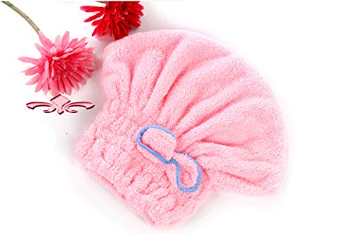 Ново 5 бои шарено капаче за туширање завиткани крпи микрофибер капачиња за бања цврста супер -финал брзо суво додатоци за бања со капа за коса
