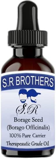 S.R браќа Бораж семе чисто и природно масло од носач на терапевтско одделение 100мл