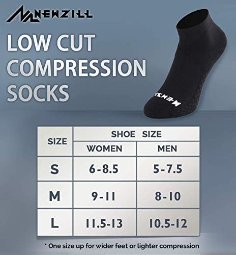 Codузил чорапи за компресија на глуждот за мажи и жени, перничени компресивни чорапи со низок пресек со поддршка на глуждот