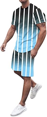 2023 Нови мажи пролетен летен костум Краток ракав на плажа со кратки кошули со кратки сетови 2 парчиња, сет со кошула со мажи
