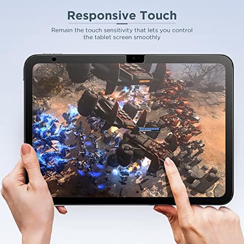 Timovo [2 пакет] Заштитник на екранот компатибилен со iPad 10-та генерација 10,9 инчи 2022, калено стакло за целосно нов заштитник