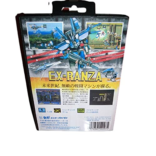 Адити екс Ранза Јапонија покритие со кутија и прирачник за MD Megadrive Genesis Video Game Console 16 Bit MD картичка