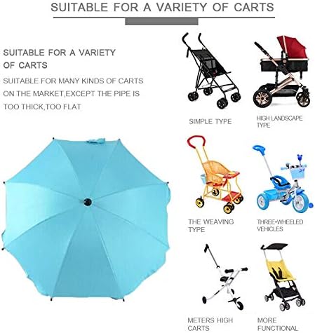 WHZ Прилагодлив Чадор За Чипка За Колички За Голф, Колички За Бебиња/Колички И Инвалидски Колички За Да Обезбедат Заштита од Дожд И Сонце