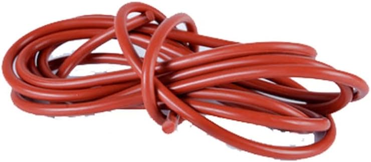 1 парчиња 1,5 мм жица дијаметар црвена боја линија запечатена нишка цврст силика гел тркалезна лента Висока Температура Отпорност Површина мазна