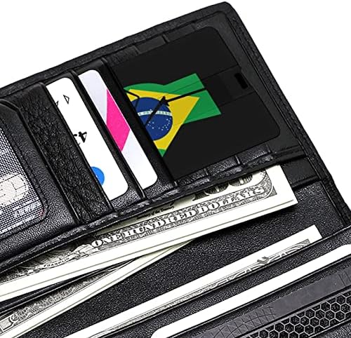 Бразилското Знаме Се Спротивстави НА УСБ Диск Кредитна Картичка ДИЗАЈН USB Флеш Диск U Диск Палецот Диск 32g