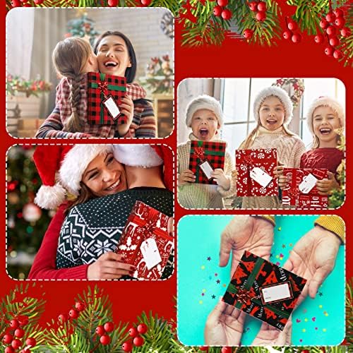 Кајаја 48 Еез Кутии За Држачи За Божиќни Подароци Со Лак Божиќни Подароци Кутии За Завиткување Подароци За Божиќни Роденденски Забави