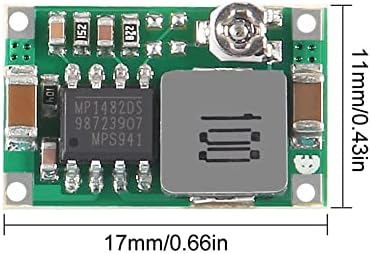 10PCS Mini360 Buck Converter 3A DC регулатор на напон чекор надолу модул за конвертор на напојување 4,75-23 V до 1.0-17 V DC-DC регулатор