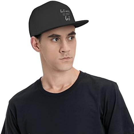 Црна капа за шминка за мажи, прилагодлива класична бејзбол капа, дише тато капа, рамна сметка за пешачење за трчање пешачење