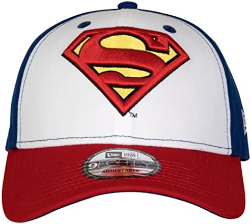 Логото На Супермен Од новата Super Црвена Бела и Сина 9 четириесет Прилагодлива Капа