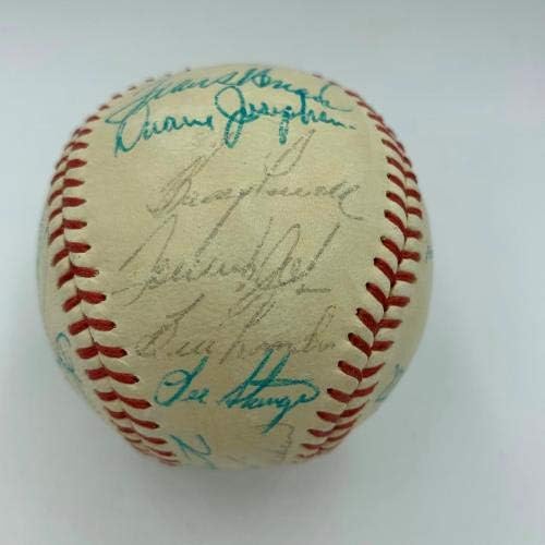 1968 година Тимот за игри со сите starвезди потпиша бејзбол Карл Јастжемски 24 Сигс Бекет Коа - Автограм Бејзбол