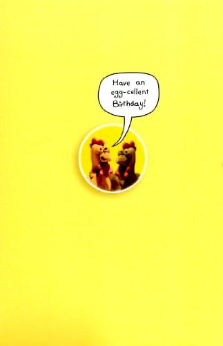 Велика Британија Честитки Смешни Роденден Картичка За Него-Смешен Пилешко Шега-Роденден Картичка За Него, браун, 344304-0-1