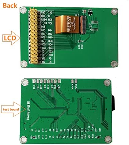 2,4 '' IPS TFT LCD Display Module ILI9341 240X320 со интерфејс 8BITS/16BITS и TKM32F499 Одбор за тест за развој на табла за развој