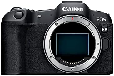 Canon Eos R8 Камера Без Огледало Со Целосна Рамка, Rf Mount, 24.2 MP, 4k Видео, DIGIC X Процесор За Слика, Откривање На Предмет &засилувач;