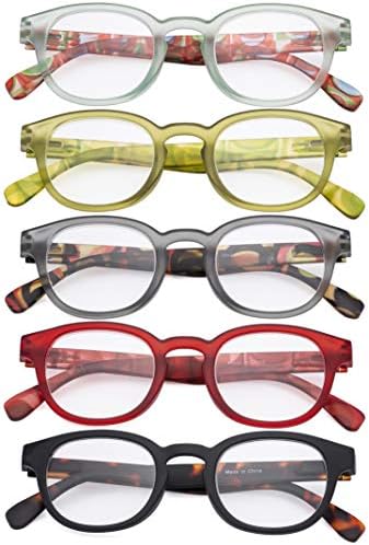 Очила 5 Пакет Пролет Шарки Читање Очила-Гроздобер Модел Дизајн Читателите За Жените Читање