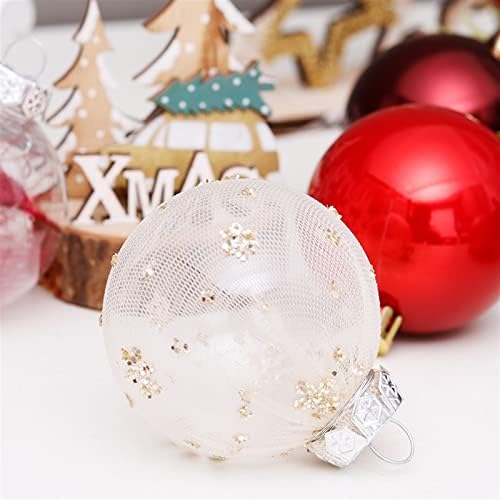 Божиќни топки Божиќни топки Божиќни топки украси топки топки празнични атмосфера фустан со повеќебојни за мини украси за елка