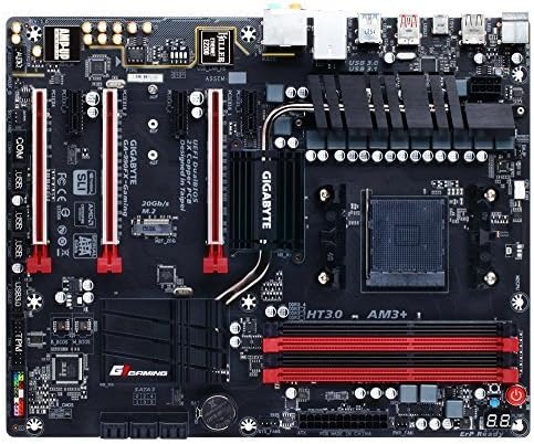 GIGABYTE AM3+ AMD 990FX SATA 6Gbps USB 3.1 ATX DDR3 1066 Матични Плочи GA-990FX-Игри