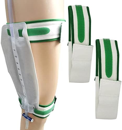 Држач за нозе на нозе од 2 парчиња катетерот Катететер за нозе, уринарна дренажна цевка држач за стабилизација на катетерот за стабилизација