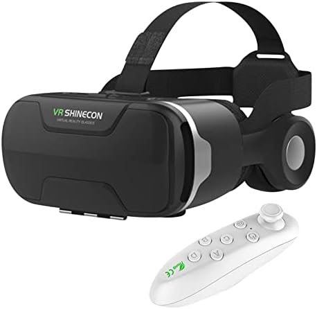 #Pcasgn Vr 3d Очила Слушалки Верзија За Мобилни Телефони Виртуелна Реалност Шлем 3D Филм Игри СО Слушалки Vr Очила Goggl