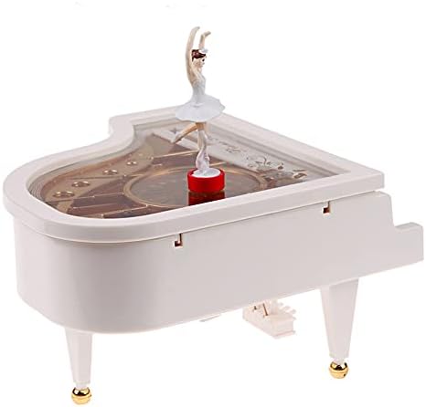 Се прашувате ме нова романтична класична пијано модел музичка кутија танцување балерина рачно чудак музички кутии роденденски свадба loveубов подарок дома декорац?