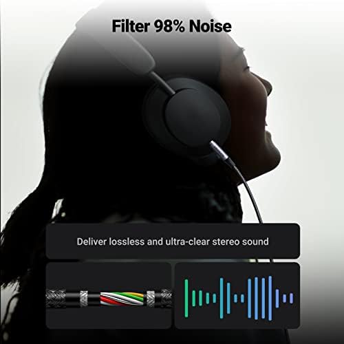 Ugreen Aux кабел за iPhone aux до молња кабел за адаптер за автомобили MFI Сертифициран молња 3,5мм слушалки машки аудио приклучок компатибилен