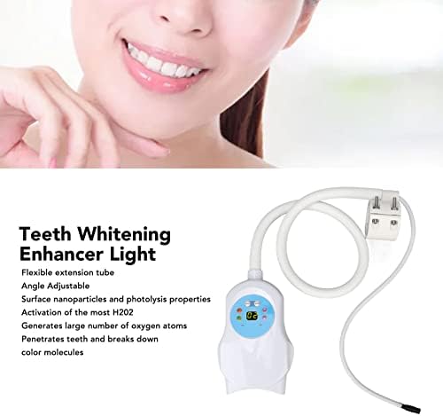 Заби за белење на заби сина ладна светлина 10 тркалезни LED диоди Акцелератор за белење на заби за клиника 110‑240V
