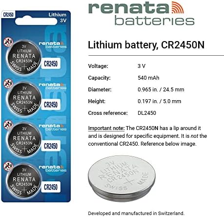 РЕНАТА ЦР2450 Батерии - 3в Литиум Монета Ќелија 2450 Батерија