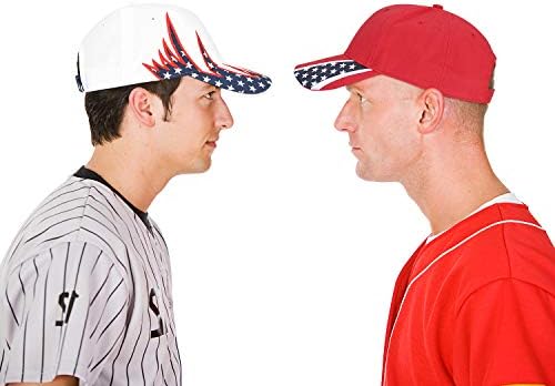 Американско знаме за бејзбол капа на Тирринија Обединети Ние стоиме унисекс памук структуриран со затворање на токарот на прстенот