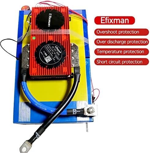Efixman Smart BMS 8S 24V 100a LiFePO4 3.2 V Модул За Заштита На Батеријата Pcb Заштитна Табла Со Рамнотежа Води Жици BMS За Пакет Литиумски