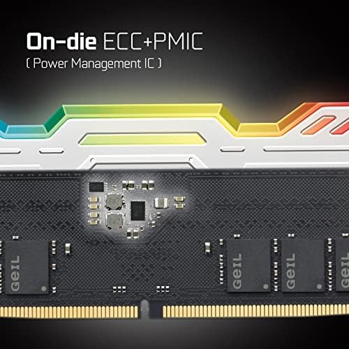 GeIL Polaris RGB DDR5 RAM МЕМОРИЈА,32GB 5200MHz 1.1 V, AMD Компатибилен, Долга Dimm Голема Брзина Десктоп Меморија, Хардкор Извонредно