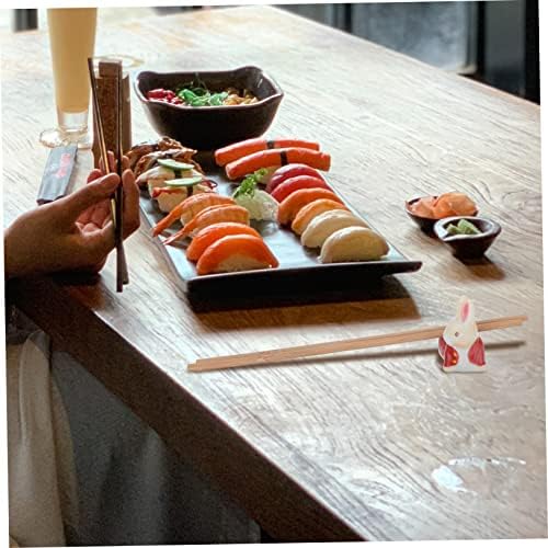 НОЛИТОЈ 30 Еез Зајак Стапчиња За Јадење Одмор Јапонски Декор Кинески Декор Јапонски Стапчиња За Јадење Животински Стапчиња За Јадење