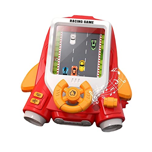Играчки за воланот Колакси Детски подароци симулиран контролер за возење на 3 години и нагоре, црвено